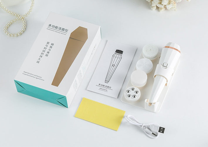 Far-A-We gezichtsreinigingsborstel voor milde huidreiniging, accessoires in compact ontwerp