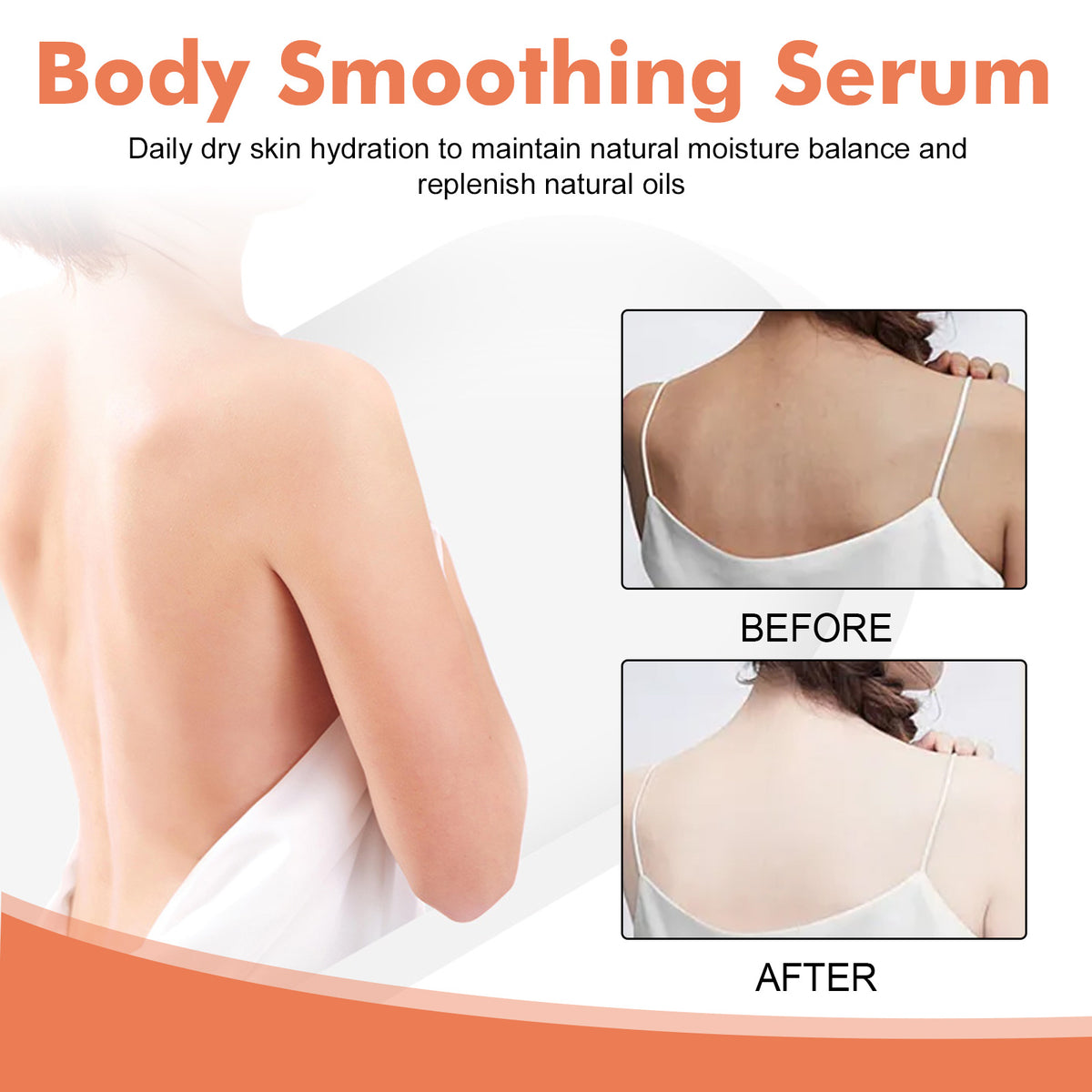 Fijn body serum met hyaluronzuur van Far-A-We voor hydratatie en verzorging van de huid, zichtbaar in de afbeelding