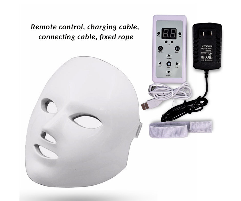 Far-A-We LED-gezichtsmasker voor lichttherapie en gezichtsverzorging