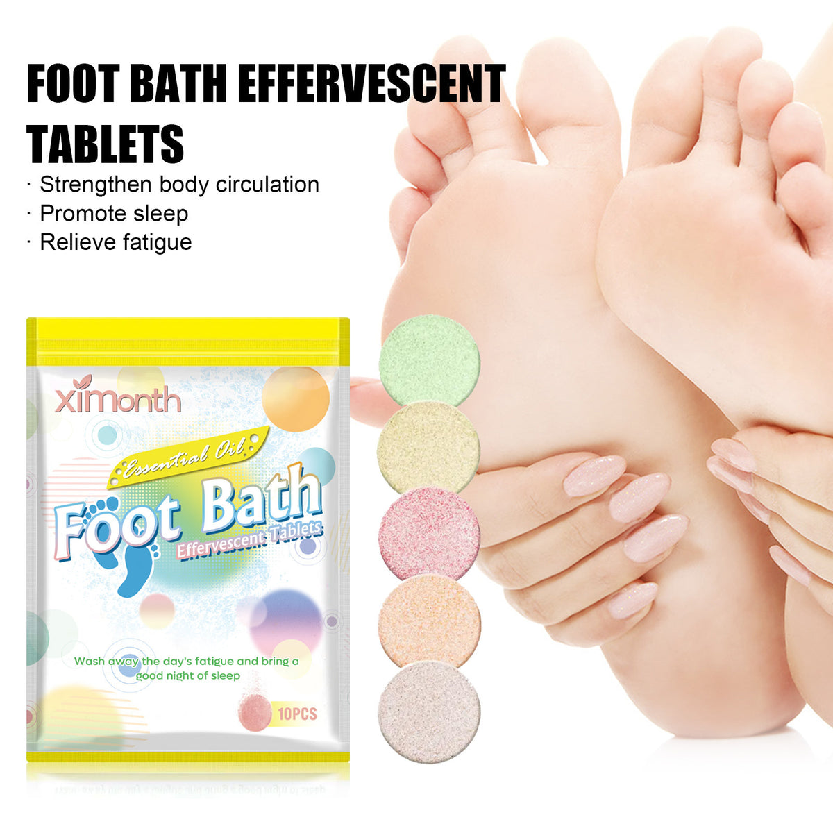 Far-A-We voetbadtabletten voor ontspannende voetverzorging