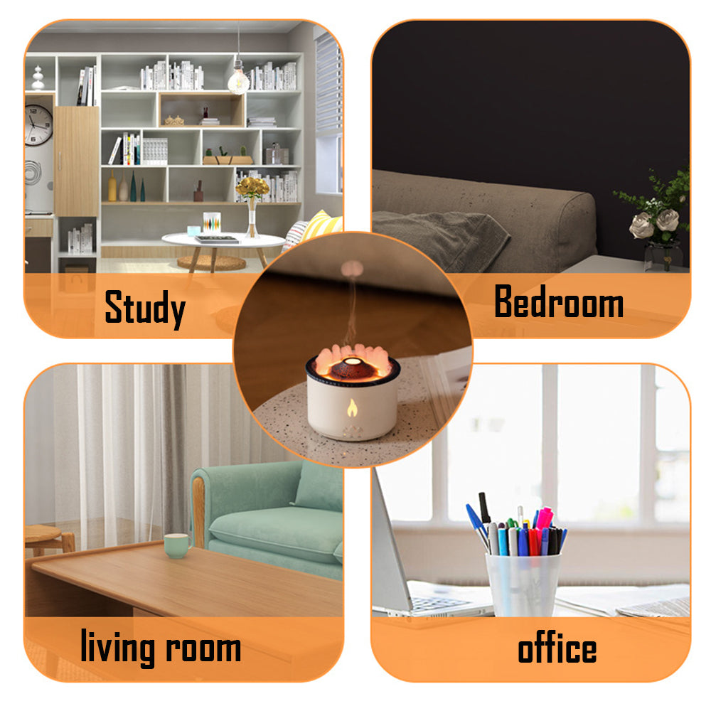 Far-A-We aromatherapie diffuser accessoire met houten afwerking en ronde vorm, ideaal voor het verspreiden van essentiële oliën.