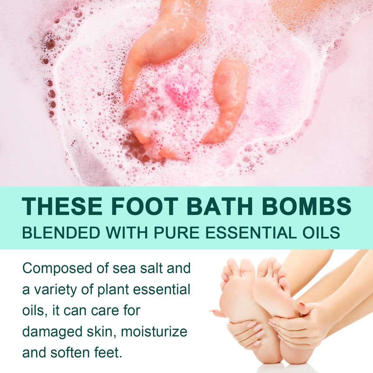 Far-A-We Foot Soak Bath Bombs voor een ontspannend voetenbad