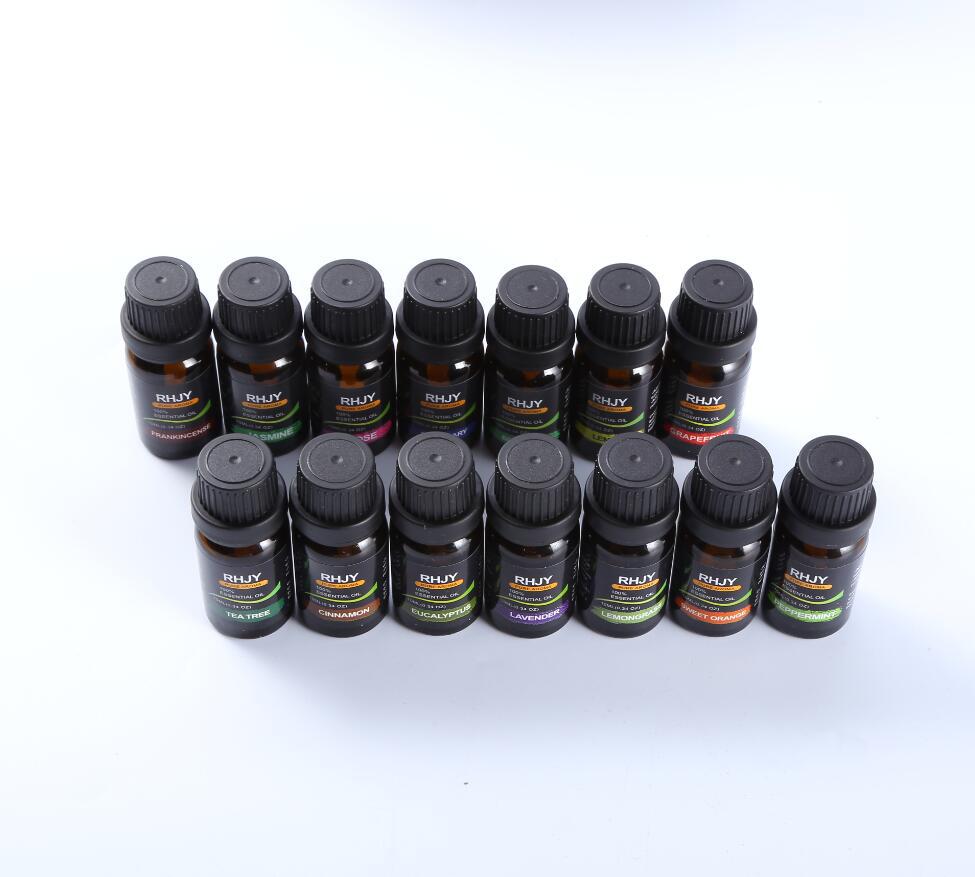 Far-A-We etherische olieset voor aromatherapie met 14 flesjes van 10 ml, accessoires zichtbaar in de set
