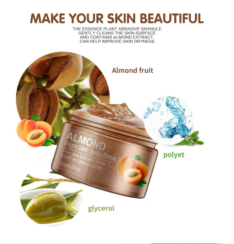 Far-A-We amandel body moisturizing scrub voor verzorging en hydratatie van de huid