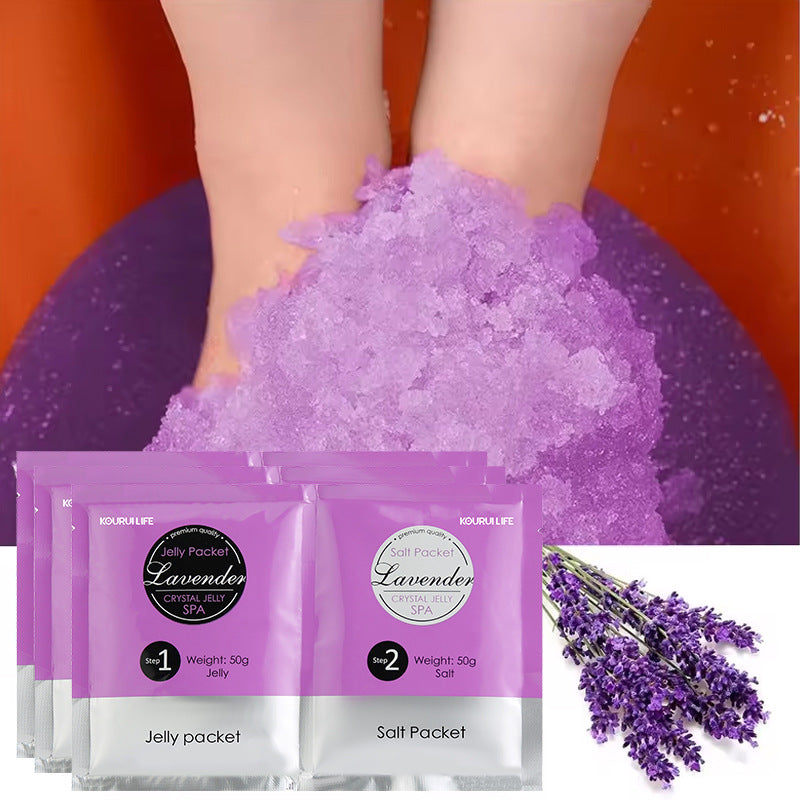 Far-A-We Lavender Foot Soak met citroen-kristalmud voor voetverzorging