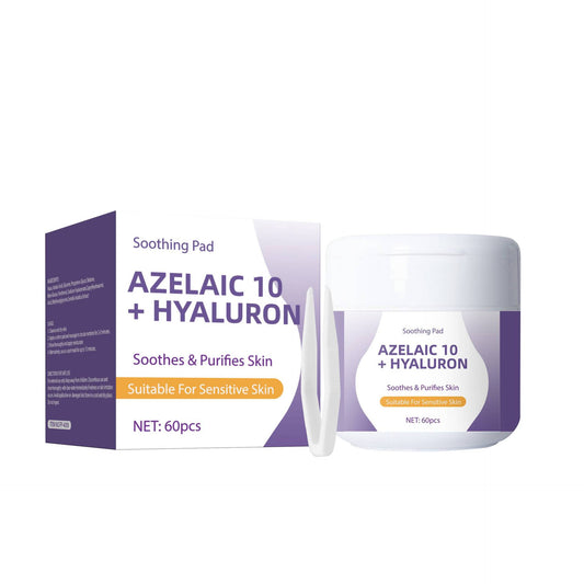 AZELAIC Acid 10 Hyaluronic Acid Cotton Cloth 60 Tablets AZELAIC 10 HYALURON Pad