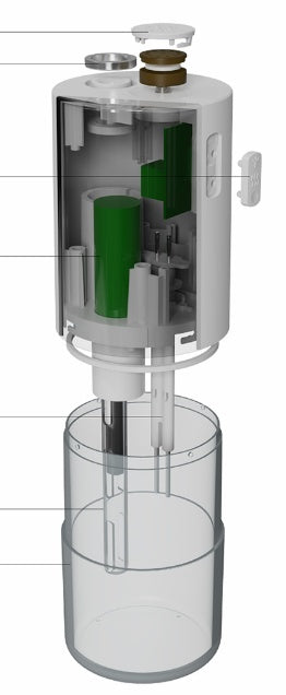 Groene Far-A-We aromadiffuser voor geurverspreiding in huis