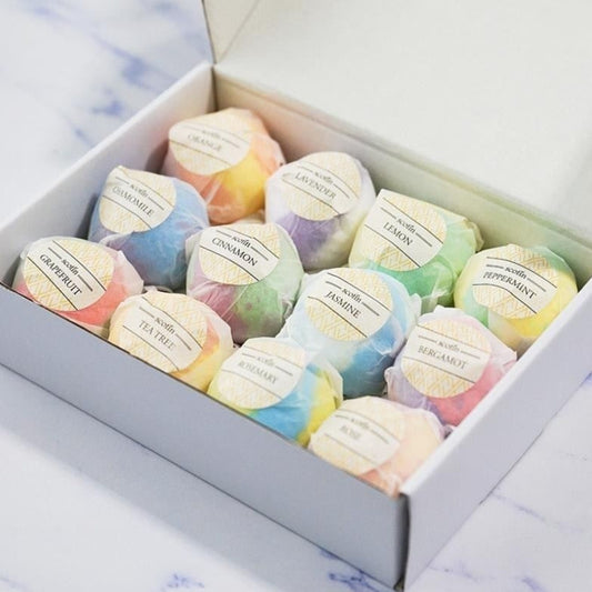 Far-A-We bath bomb salt 80 g, set van 8 cadeaudozen voor lichaamsverzorging
