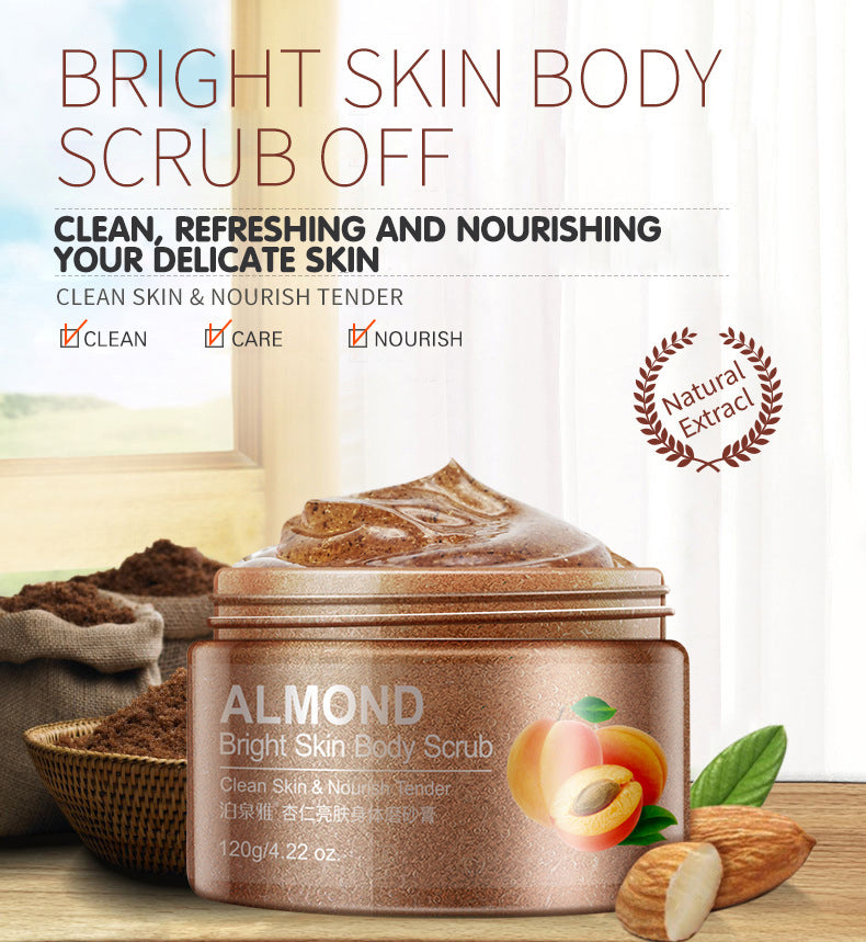 Far-A-We amandel body moisturizing scrub voor verzorging en hydratatie van de huid