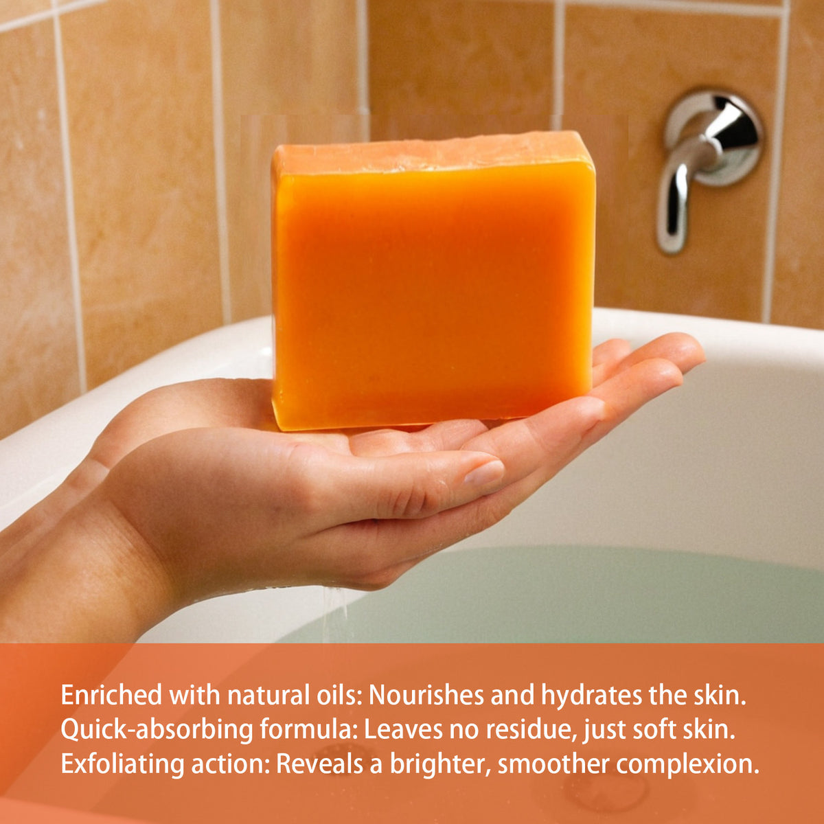 Far-A-We Turmeric Acid Soap voor lichaamsverzorging in stukvorm