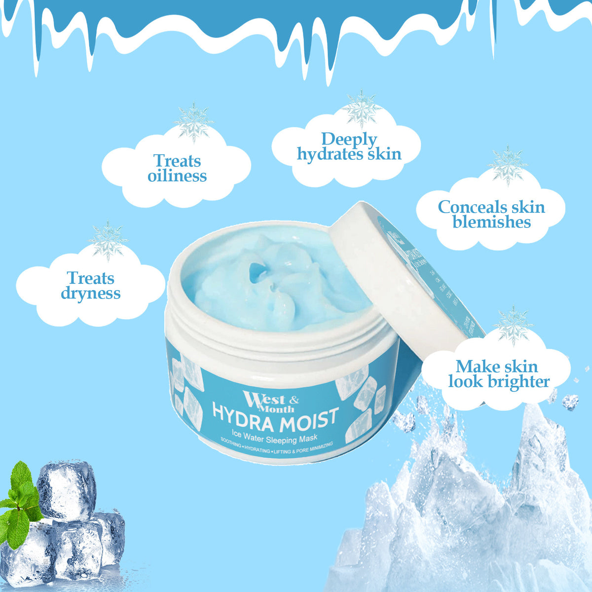 Far-A-We Sleeping Face Mask voor gezichtsverzorging, 100 g tube afgebeeld