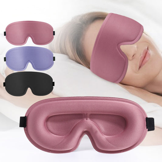 Far-A-We lange zwarte slaapmasker voor gezicht verzorging