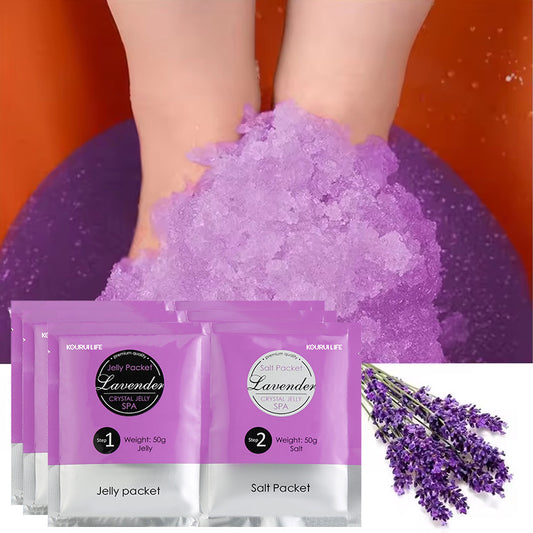 Far-A-We Lavender Foot Soak met citroen-kristalmud voor voetverzorging