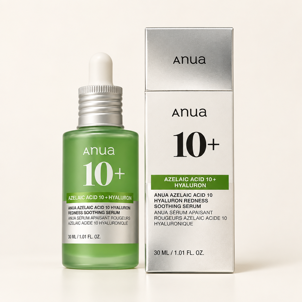 Anua hyaluronzuur gezichtserum van Far-A-We in een heldere serumfles voor gezichtsverzorging